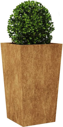 vidaXL Set 2 Jardiniere Metalice Maro