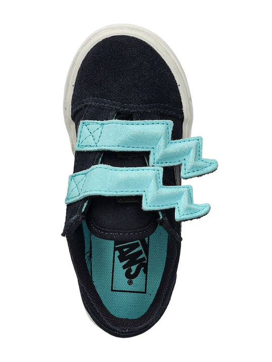 OLD SKOOL V Παιδικά Sneakers με Σκρατς Μπλε