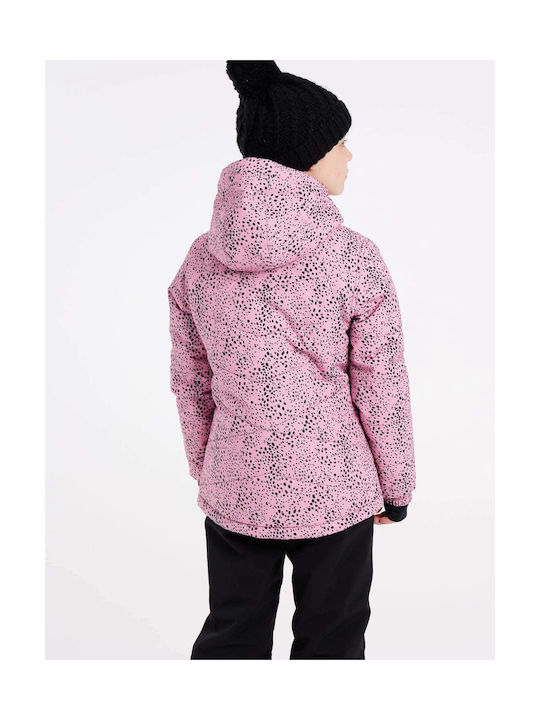 Protest Kids Casual Jacket Long Double Sided with Hood Cameo Pink