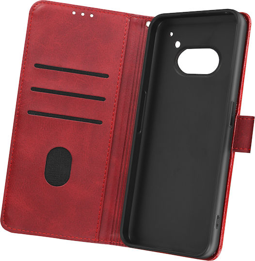 Wallet Δερματίνης Κόκκινο (Nothing Phone 2)