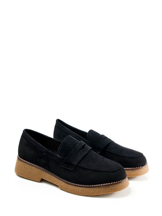 Ligglo Women's Loafers in Black Color