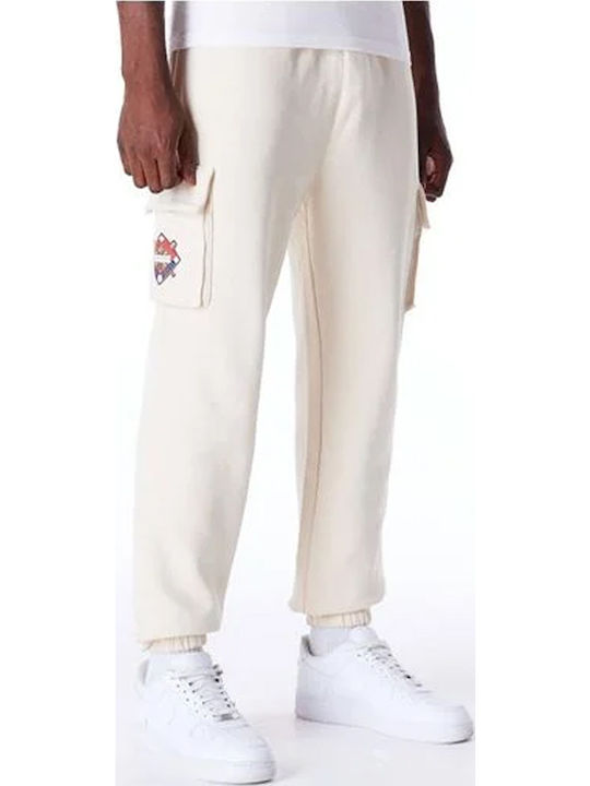 New Era New York Yankees Jogger Παντελόνι Μπεζ