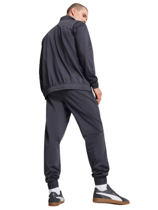 Poly Tracksuit Glossy with Elastic Grey