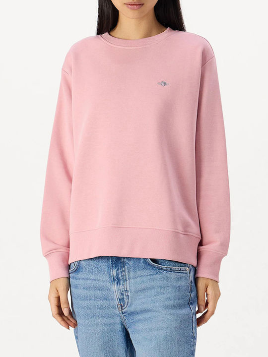 Gant Shield C-neck Sweat Women's Sweatshirt Pink