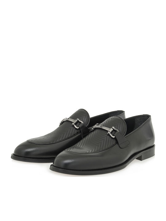Men's Leather Loafers Black