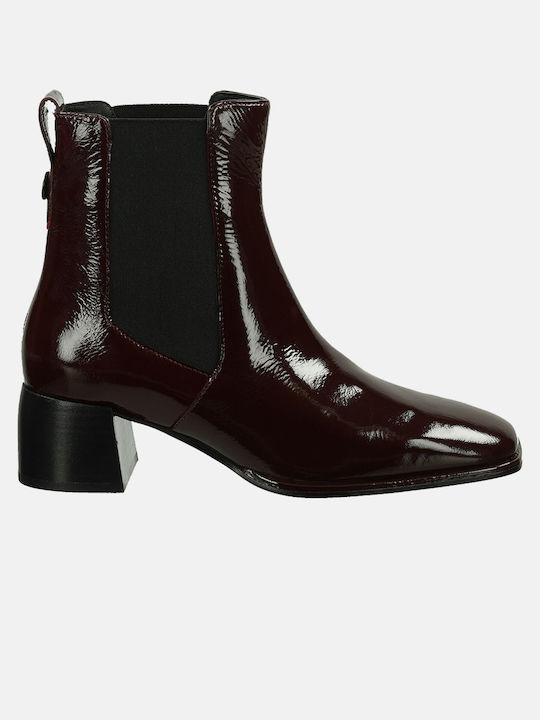 Gant Leather Women's Ankle Boots Burgundy