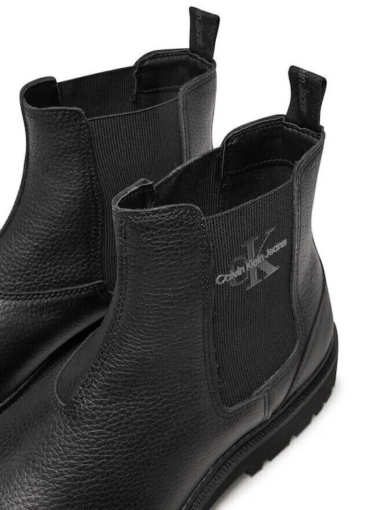 Leather Black Chelsea Boots