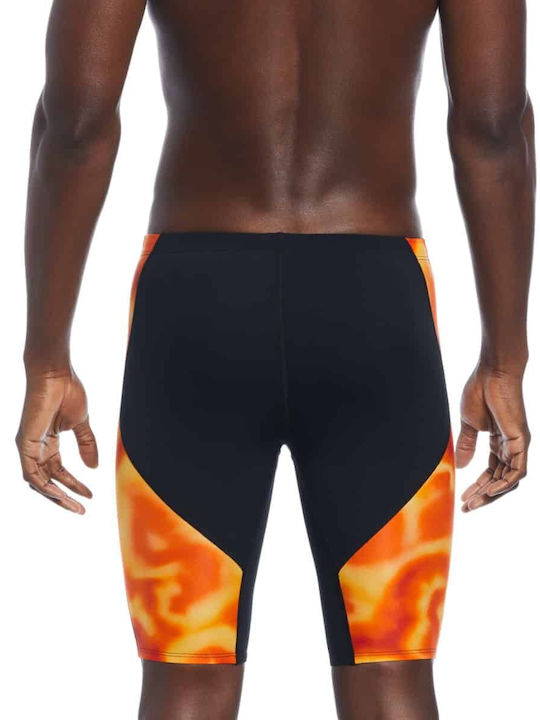 Nike Hydrastrong Αγωνιστικό Jammer Μαγιό Μαύρο