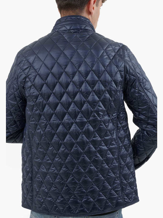 La Martina Herren Winter Jacke Bomber Wasserdicht Dark Blue