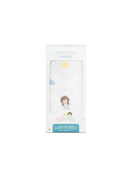 Lulujo Baby Burp Cloth 120x120cm