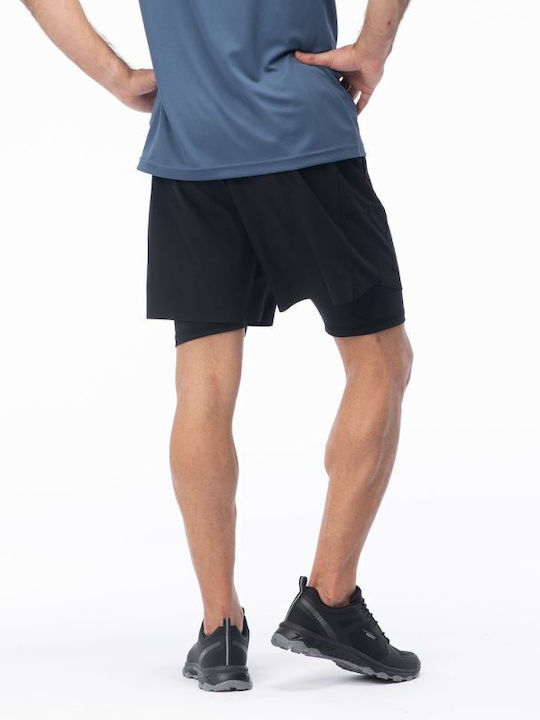 Sportliche Herrenshorts Schwarz
