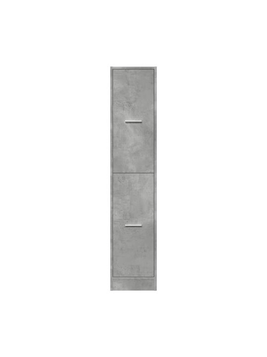Office Storage Drawer Grey L30xW41xH144.5cm