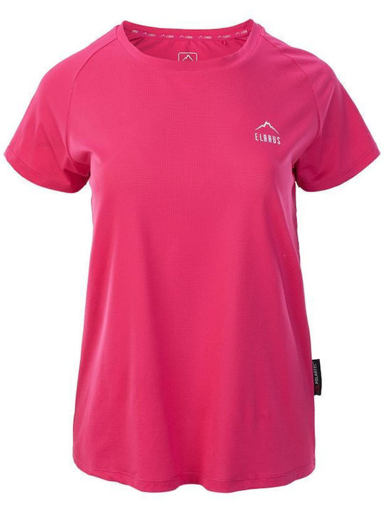 Elbrus Damen Thermo Kurzarmshirt Rosa