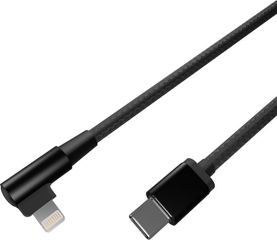Cablexpert USB-C to Lightning Cable Μαύρο 0.2m