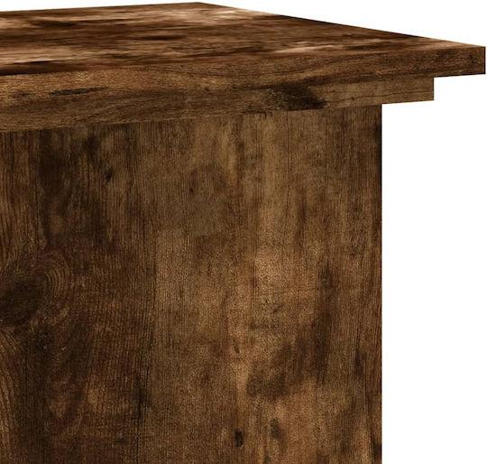 vidaXL Ανθοστήλη Ξύλινη Καφέ 33x33x60εκ.