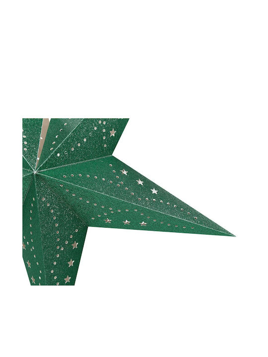 Beliani Paper Illuminated Christmas Decorative Pendant Star