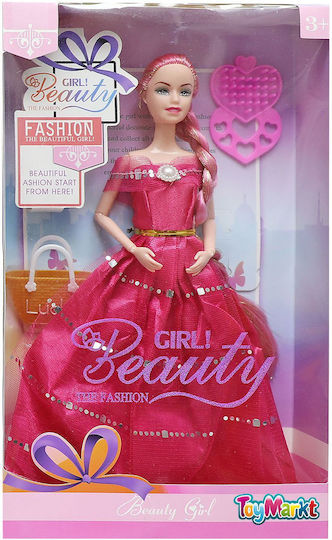 ToyMarkt Κούκλα Μακρυά Κοτσίδα, Τουαλέτα 28εκ. (Διάφορα Σχέδια) 1τμχ