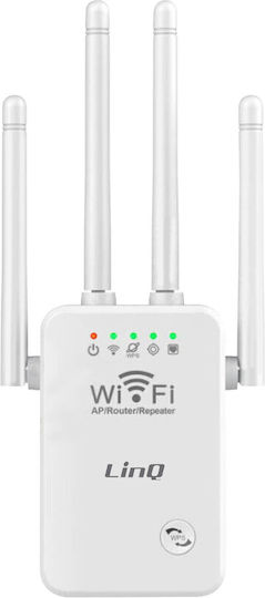 LinQ WLAN500 WiFi Extender Einzelband (2,4 GHz) 300Mbps