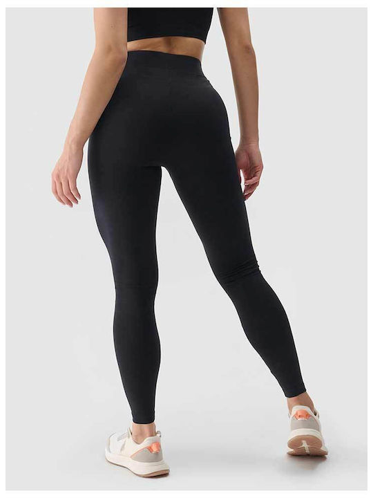 4F Ausbildung Frauen Leggings Hochgeschnitten Schwarz