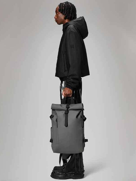 Rains Rolltop Rucksack Large Wasserdicht 23Es Gray