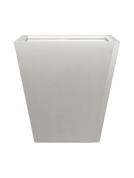 vidaXL Set 2 Jardiniere Metalice Gri deschis