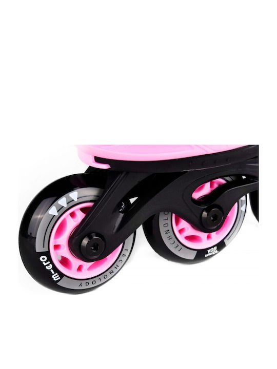 Micro Joy Inline Αυξομειούμενα Rollers Μαύρα Παιδικά