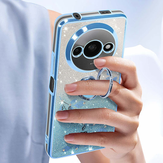 Ring Back Cover Σιλικόνης Γαλάζιο (Redmi A3)