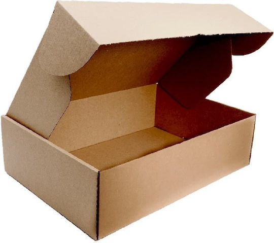 Cardboard Shipping Box 32x23x10cm Kraft Pack of 100 Pieces