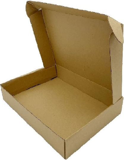 Metron Paper Box for Gift Brown 24x4x17cm.