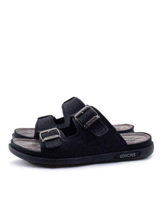 Dicas Herrensandalen in Schwarz Farbe