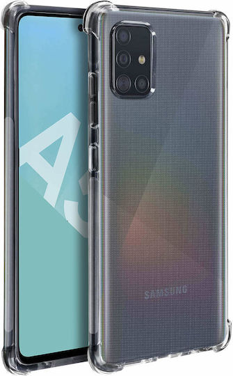 Akashi Back Cover Silicon Transparent (Galaxy A51)