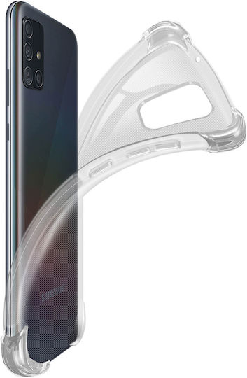 Akashi Back Cover Silicon Transparent (Galaxy A51)