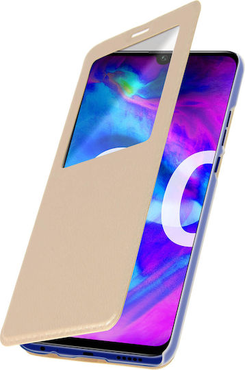 Clear View Case Honor 20 Lite 20e Ultra-thin Gold