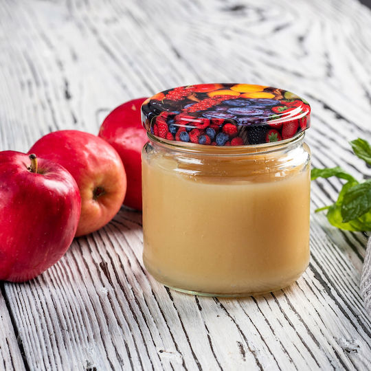 Kadax 50x Gläser 200ml Glas Einmachgläser Marmelade Honig + Deckel Fi66