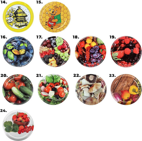 Kadax 50x Jar Lids 66mm Jar Caps Preserves