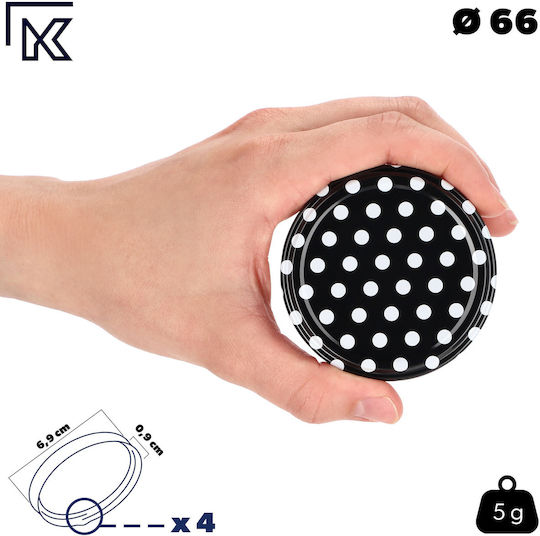 Kadax 50x Jar Lids 66mm Jar Caps Preserves