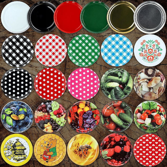 Kadax 8x Jar 720ml Glass Jars Preserves Pickles Honey Lids Fi82