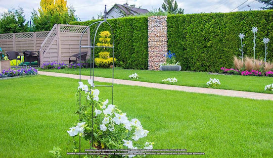 Kadax Metal Garden Obelisk Flower Garland 120cm