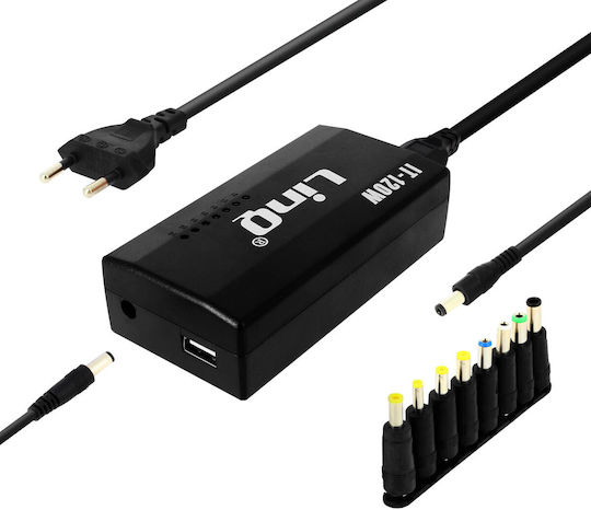 LinQ Universal Laptop Charger 120W 24V and with plug set