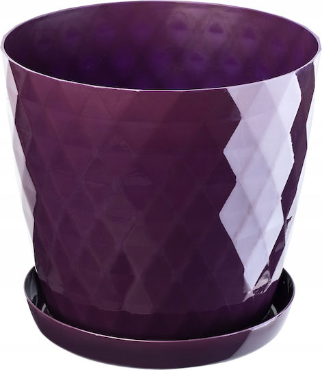 Kadax Plastic Pot Saucer Flower Pot Cover 30cm Purple