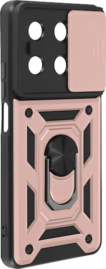 Avizar Ring Hülle Redmi Note 13 5G Stoßfeste Kamerahülle Roségold