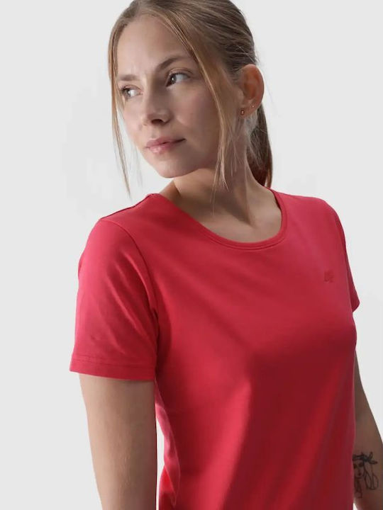 4F Damen T-shirt Rot