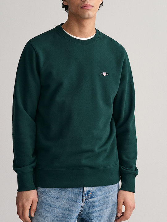 Gant Shield Ανδρικό Φούτερ Dark Green