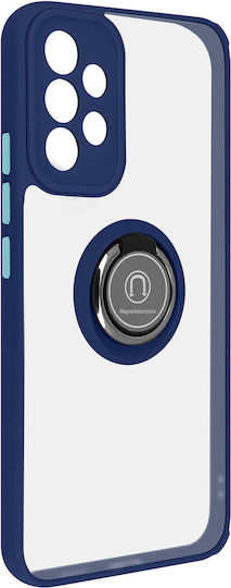 Case Samsung Galaxy A33 5g Bi-material Metal Ring Function Stand Blue