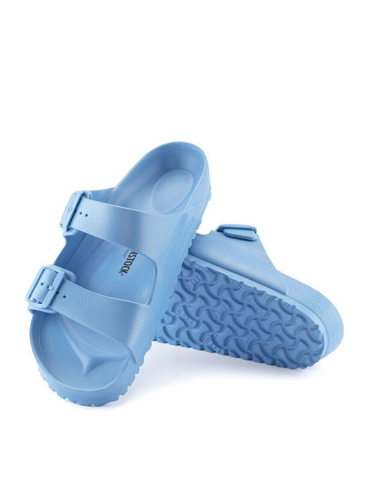 Birkenstock Piele Sandale pentru bărbați în Albastru Culoare Potrivire Îngustă