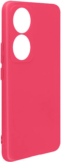 Premium Silicone Semi-rigid Matte Finish Fuchsia Case Honor 90