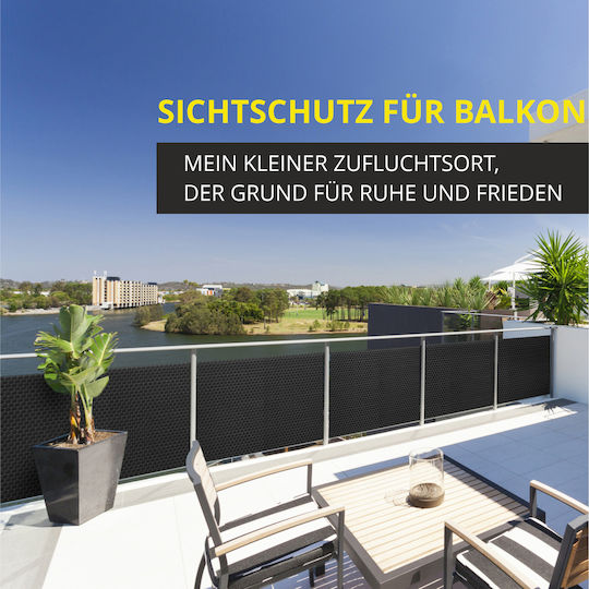 Kadax Balcony Screen Technorattan Balcony Mat 0.9x6m