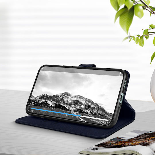 Folio Oppo Reno 8 Pro 5g Wallet Cover Video Stand Feature Navy