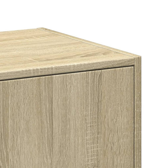 vidaXL Στήλη Μπάνιου Δαπέδου Μ30xΒ41xΥ144.5cm Sonoma