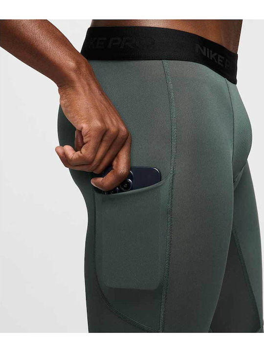 Nike Pro Fitness DriFIT Men's Sports Long Leggings Gray